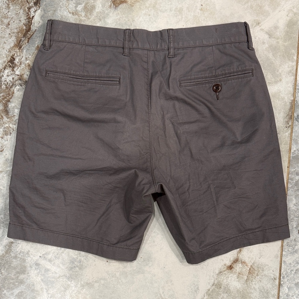 J. Crew Charcoal High-Rise Cotton Bermuda Shorts - Picture 5 of 6
